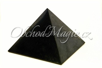 Pyramidy-PYRAMIDA, ŠUNGIT, leštěná, 10 cm